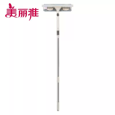 Beautiful and elegant variety Diamond Glass wiper glass double-sided wipe window brush wiper cloth tool household belt telescopic