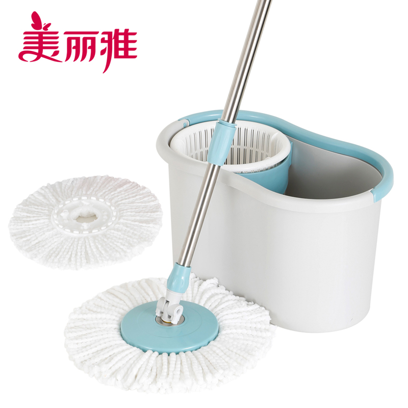 Beautiful Elegant Rotating Mop Rod Eluting Double Efficient Tug Household Free Hand Wash Mop Automatic Hydrating Mop