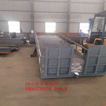 Manufacturer Dingding as mobile Denqiao Manual hydraulic lifter Container loading and unloading platform forklift bridge plate