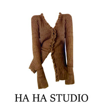 JustQin autumn whispers fairy touch soft mohair cardigan sweater 2022 early autumn top women