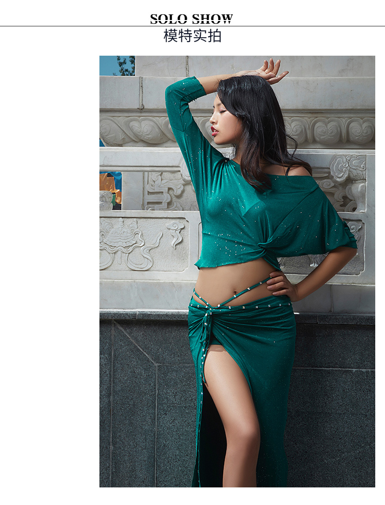 Trang phục tập múa bụng tuyệt đẹp 2019 mùa xuân mới gợi cảm với trang phục múa bụng - Khiêu vũ / Thể dục nhịp điệu / Thể dục dụng cụ trang phục khiêu vũ bắt mắt