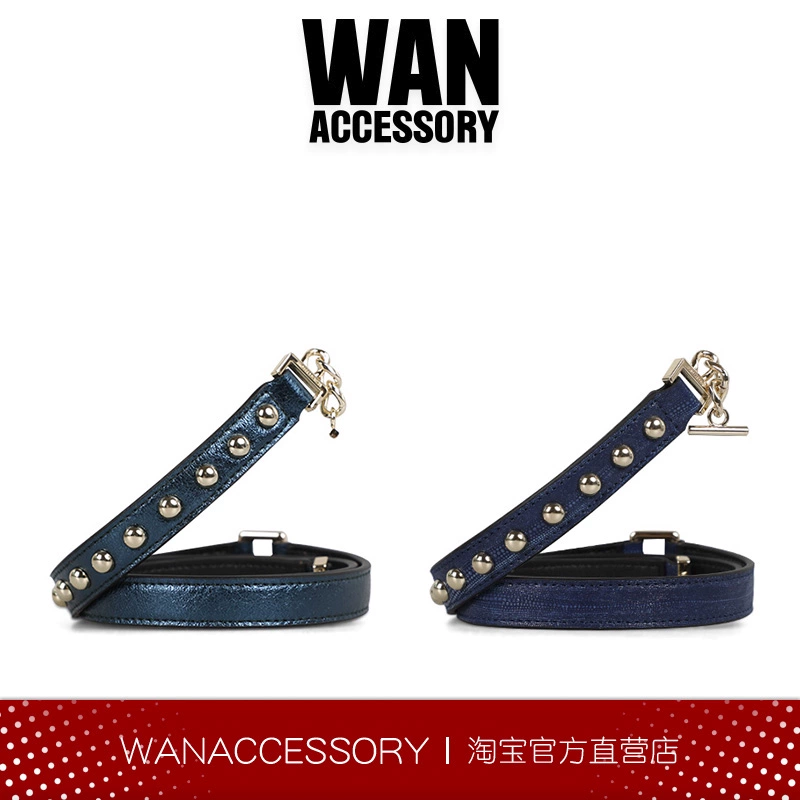 WANACCESSORY Cú thay mặt túi denim đeo chéo người dài đeo vai phụ kiện túi thiết kế ban đầu - Phụ kiện hành lý