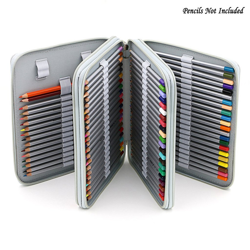 Hot selling high - grade 120 hole cortical pencil fine arts drawing brush - color pencil 120 color collection of brush curtain stationery box