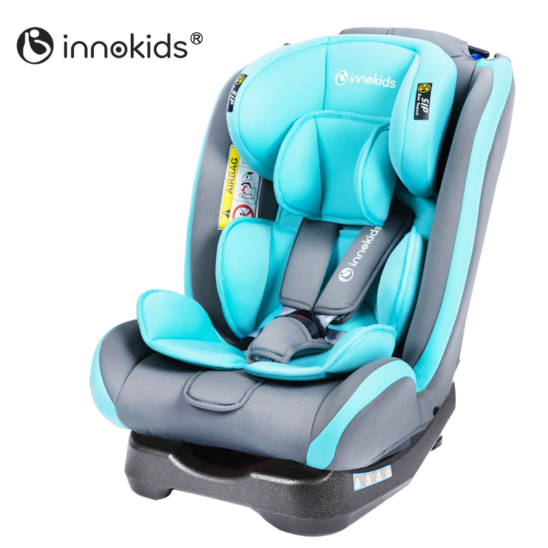 Innokids xe với ghế an toàn trẻ em 0-12 tuổi bé già bé 4 mỏng có thể nằm ISOFIX