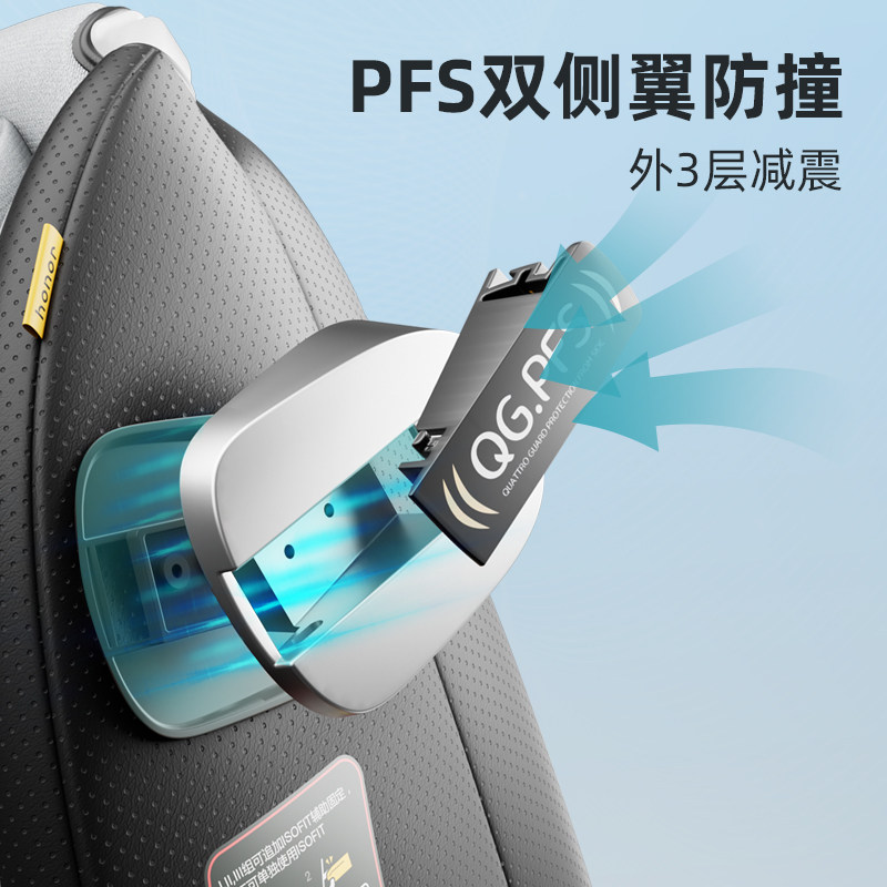 Innokids Kids Safety Seat for Cars, Suitable for Babies Aged 0-12 Years, 360-Degree Rotating Car Seat That Can Recline