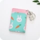 Phim hoạt hình sáng tạo Thẻ xe buýt bằng da ngọt ngào Thẻ gạo dễ thương Lưu lượng sinh viên Gói thẻ di động Móc khóa