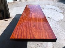 Hongtari solid wood board tea table log table office desk simple mahogany boss table 390-110-10