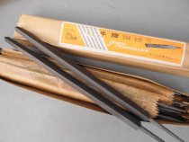 90 s old Qingdao Niu brand triangle File 10 inch 250mm cutting saw File File File woodworking saw rest tool