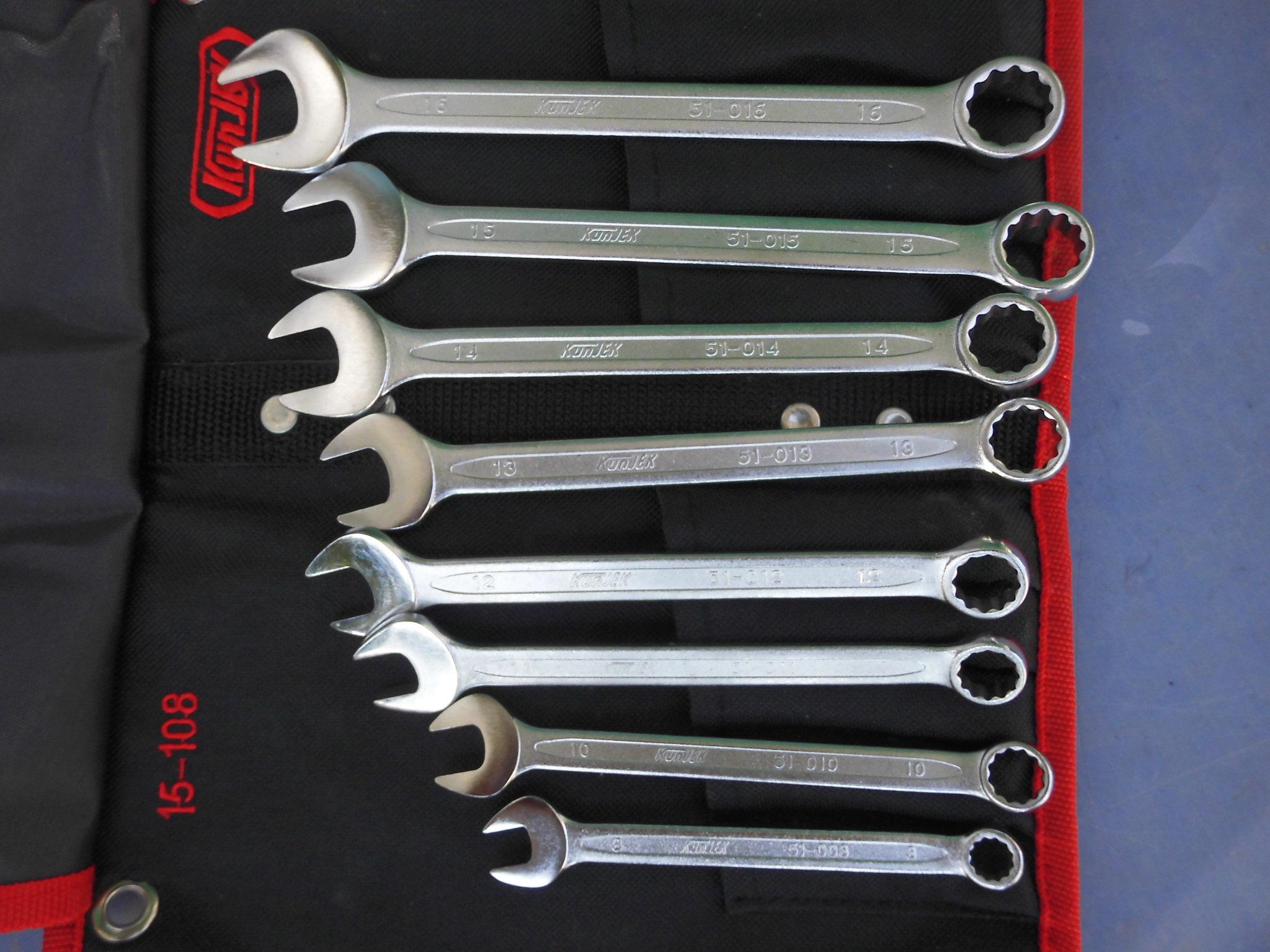 Kunger Suit Dual-use Wrench Muse Wrench Group Set Plum Open Wrench 6 Pieces 7 Pieces 7 Pieces 11 Pieces Of Plum Opening Wrench