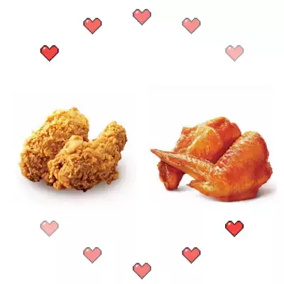Eat chicken KFC coupons spicy chicken wings, Orleans chicken wings, national general exchange dining room