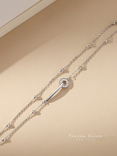 S925 silver bracelet for girls with niche exquisite light luxury high-end bracelet for girlfriends birthday gift jewelry