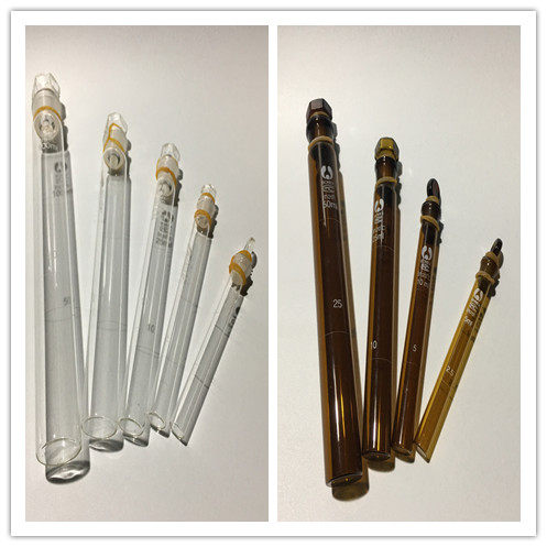 具塞比色管,比色管10ml 25ml 50ml 100ml透明/棕色比色管玻璃仪器