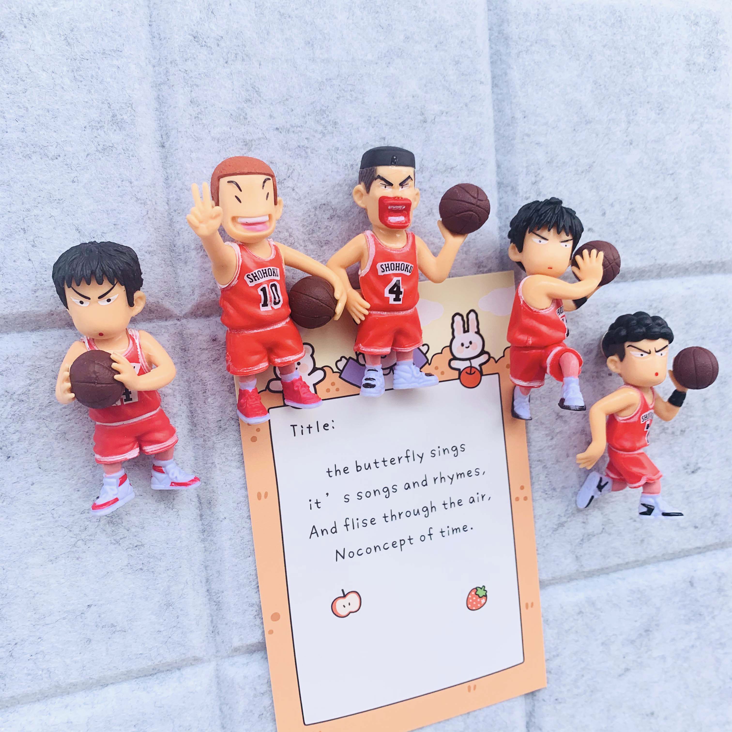 5 Sets Of Dunk Baskets Cartoon Solid Cartoon Paparazzi by nail Color Nail Creative Wall Cork Trim