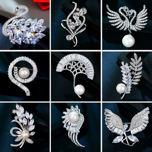 Tide, высококлассная брошь, универсальный аксессуар, в стиле Шанель, простой и элегантный дизайн, легкий роскошный стиль