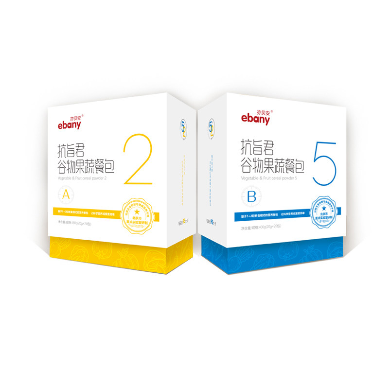 Yibeian (ebany) Kangzhijun Cereal Fruit and Vegetable Meal Pack Nutritious Satiety Meal Replacement Crowd Preferred