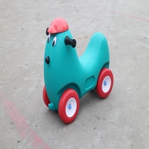 Kindergarten toy walker Childrens puppy taxiway car Household baby quad bike plastic car taxiway car