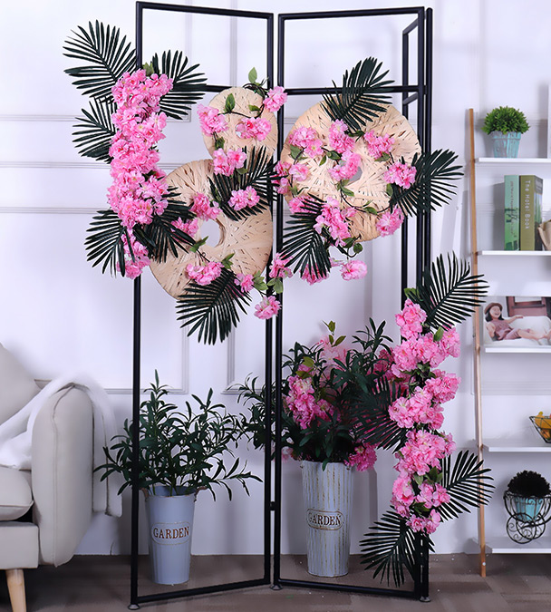 Mô phỏng hoa anh đào mía điều hòa không khí khối cưới giả hoa nho nho vòm trần trần cửa hàng hoa đỏ trang trí cửa hàng - Hoa nhân tạo / Cây / Trái cây lan giả hạc