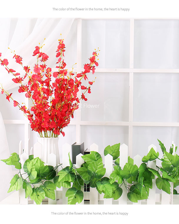 Mô phỏng cây nho lá xanh giả cây nho tắc lá trang trí nội thất nhựa cây nho lá xanh giả hoa trần - Hoa nhân tạo / Cây / Trái cây bình hoa giả để phòng khách