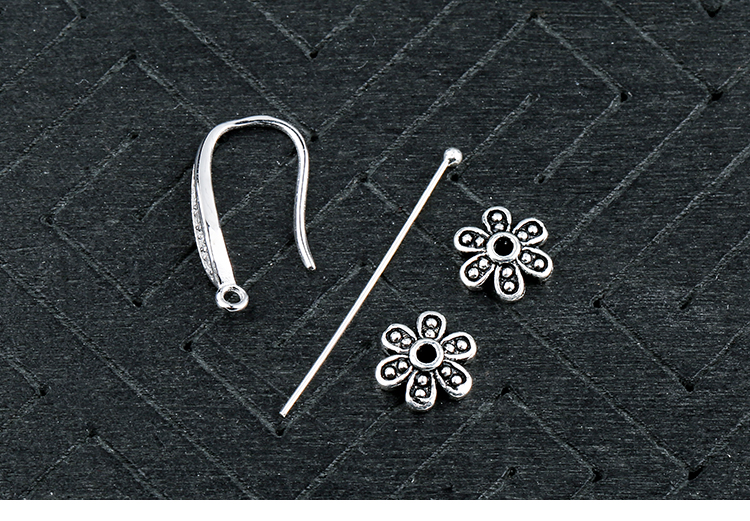 Boucles d oreilles pendantes Femme en Argenterie - Ref 3101334 Image 16