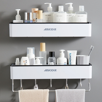 Bathroom shelf Punch-free toilet Toilet hanging towel rack Toilet sink wall wall storage rack