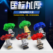 PPR PE shut-off valve spool PPR PE shut-off valve gate valve GB boutique PPR PE water pipe fittings accessories