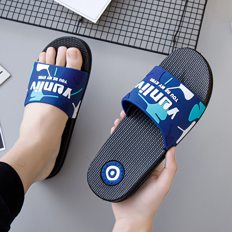 2026 New Indoor and Outdoor Thick-Soled Slippers for Men, Summer Bathroom Non-Slip Bathing Home Slippers, Plastic Slippers for Women