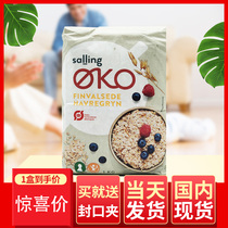 Danish LEVEVIS Organic Oatmeal Instant Breakfast Drinking Dry Eating Sucrose Free Fast Food Lazy Meal