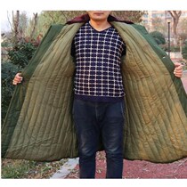 cotton coat grass green camouflate cotton jersey male winter gush thicken strain cotton padded jacket cotton clothing anti-cold workwear medium length