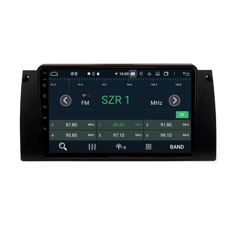 Дисплей размером 9 дюймов, модель 2000-06, подходит для BMW 5 Series X5 E53 E39 M5 E38,Android центральное управление навигацией в авто