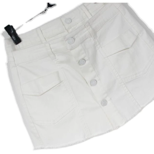 Женские летние белые модные джинсы, шорты, юбка