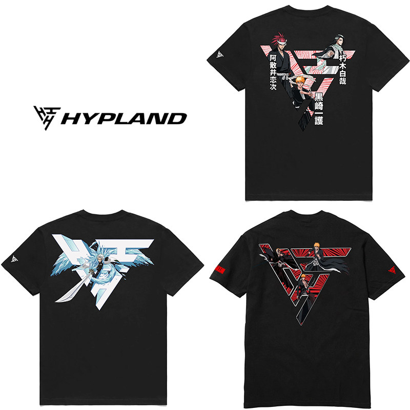 Hypland x Bleach Death Co - titled T - shirt Breaking Men Role Men and Women