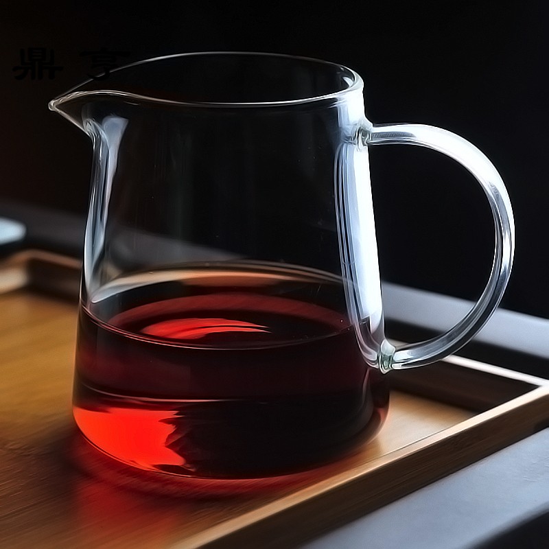 Dingheng Taiwan Japanese Kung Fu Tea Set High Borosilicate Glass Gongdao Cup Large Thickened Heat-resistant Tea Sea Tea Dispenser