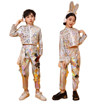 Childrens Jazz Dance Dynamic Suit Technological Space Suit Robot Childrens Clothing Childrens Street Dance Performance Costume Cool