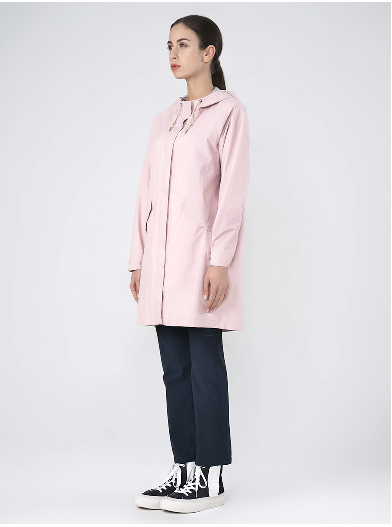 顶级品牌 日本Phenix 2.5L全压胶 100%防雨冲锋衣 女中长款时尚机能外套 图8