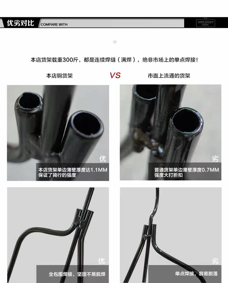 Porte-bagages pour vélo KINGSIR - Ref 2413033 Image 12