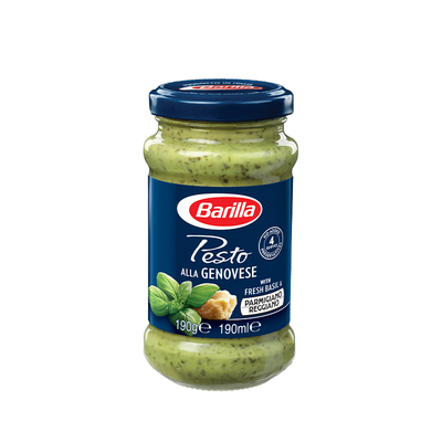 【买1赠1】百味来进口青酱Pesto热那亚罗勒意面酱意大利面酱190g