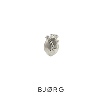 BJORG Heart Heart small stud earrings sterling silver earring designer COINK CONCEPT