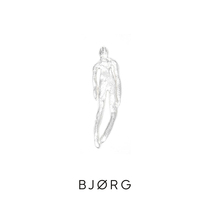 BJORG officially authorized Kosmos humanoid earrings sterling silver Nordic design niche texture advanced ins