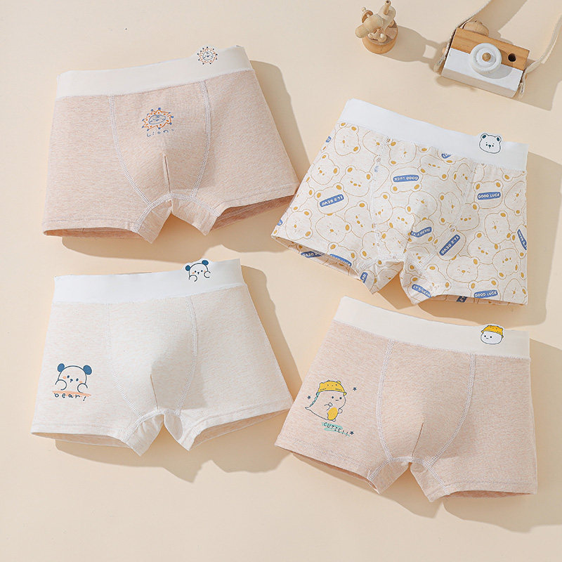 Modal Girls' Briefs, Suitable for All Seasons, Thin and Breathable, Girls' Underwear, Children's Boxer Briefs, Eco-Friendly Silk — 4