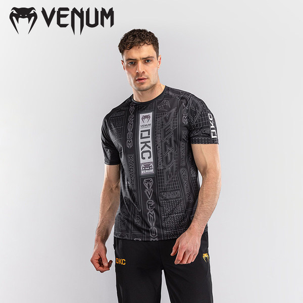 VENUM Быстросохнущая летняя футболка для спортзала, для бега, короткий рукав