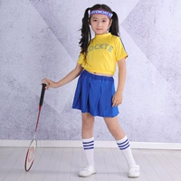 Женское стиль-желтое платье (с волосами с носками)