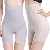 Summer thin high waist strong belly lift hip artifact thin belly body shaping underwear women size 200kg fat mm