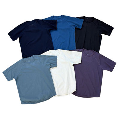 gdw Waffle short-sleeved outdoor camping functional leisure Japanese-style men's and women's summer sweat-wicking retro 3d cut
