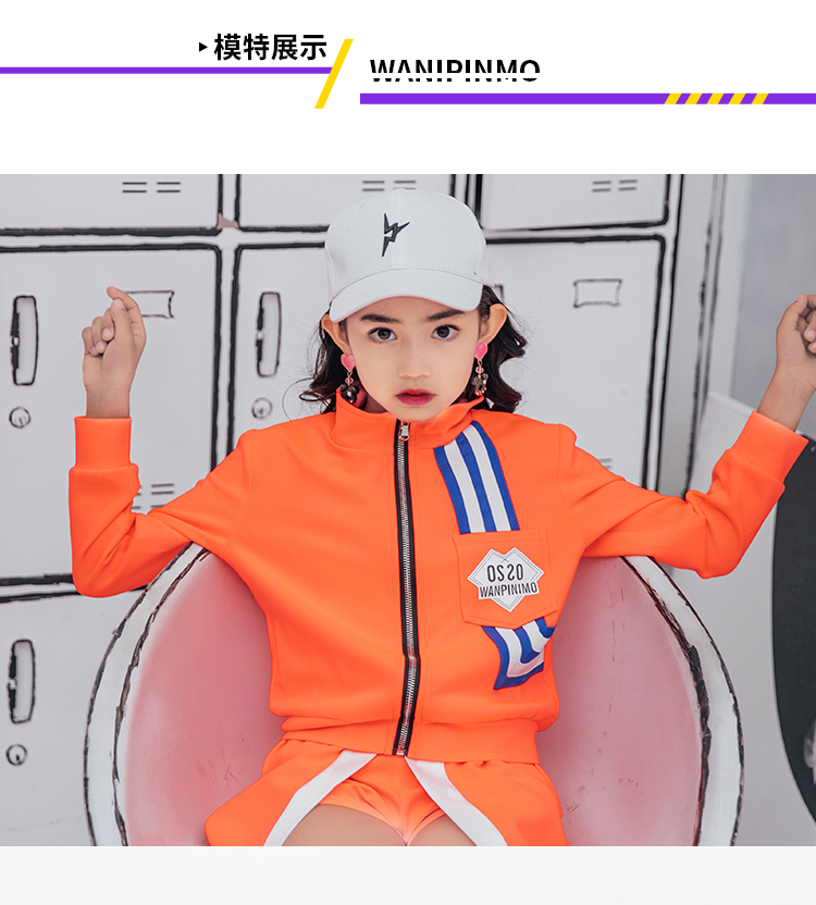 Nghịch ngợm Nemo Jazz Dance Thiếu nữ Cô gái Người mẫu Trang phục Catwalk Trang phục Hàn Quốc Nối đường trang phuc bieu dien