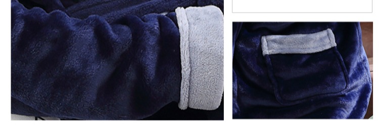 Mùa đông san hô nhung vài chiếc áo ngủ nữ dài flannel áo choàng tắm nam áo choàng dày đồ ngủ mùa xuân và mùa thu dịch vụ nhà áo khoác ngủ