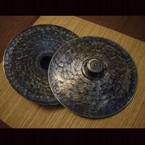 Bronze old-fashioned handmade large cymbals pure copper three-four-five copper cymbals 252830353840 closed black copper cymbals