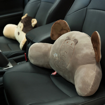 Car driver cushion lumbar support driving waist back car car interior car waist pad Office waist pillow waist support cartoon