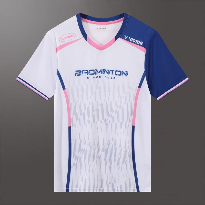 2026 New Victory Badminton Suit Set for Men and Women, Quick-Drying, Breathable, Competition Training Sportswear, Versatile Top