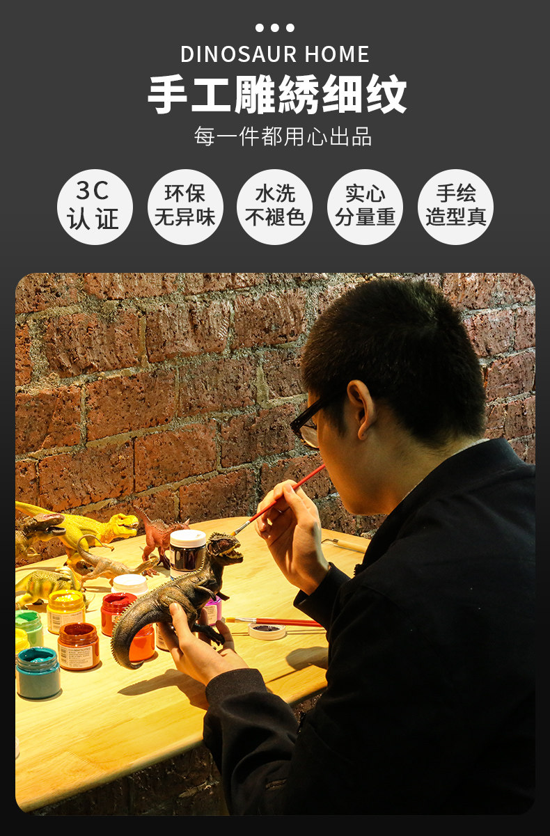 Игрушки-животные Моделирование динозавр игрушки большой тираннозавров животных моделях ребенок мальчик костюм игрушка яйцо динозавра Т-Рекс 12-летний SNAEN