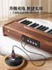 Children's Piano Toy Wooden Playable Mini Electronic Keyboard for Beginners Girls Baby Girls Boys Musical Instrument